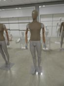 *Male Mannequin with Articulated Arms, Canvas Tors