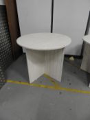 *Limed Oak Effect Circular Table