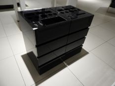 *Pair of Drawer Units in High Gloss Finish