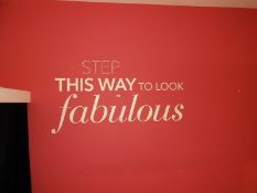 *"Step this Way to Look Fabulous" Sign