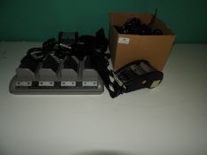 *Two Zebra QLN220 Wi Fi Label Printers with Holste