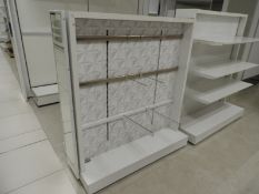 *Gondola Garment Display Unit with Mirrored End Pa