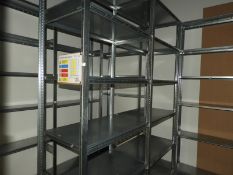 *Two Bays of Galvanised Boltless Stockroom Racking