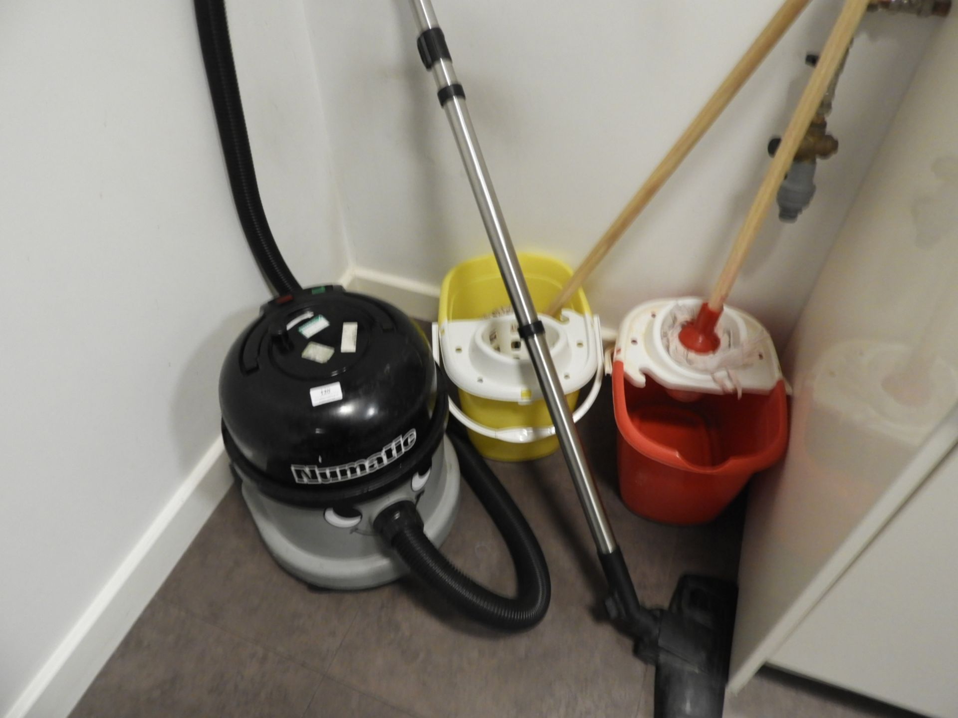 *Numatic Vacuum Cleaner, Two Mops & Buckets