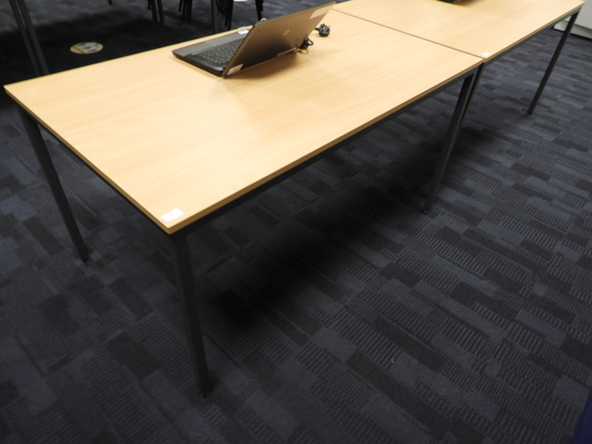 *Office Table in Lightwood & Grey Finish 140x60cm