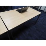 *Office Table in Lightwood & Grey Finish 140x60cm