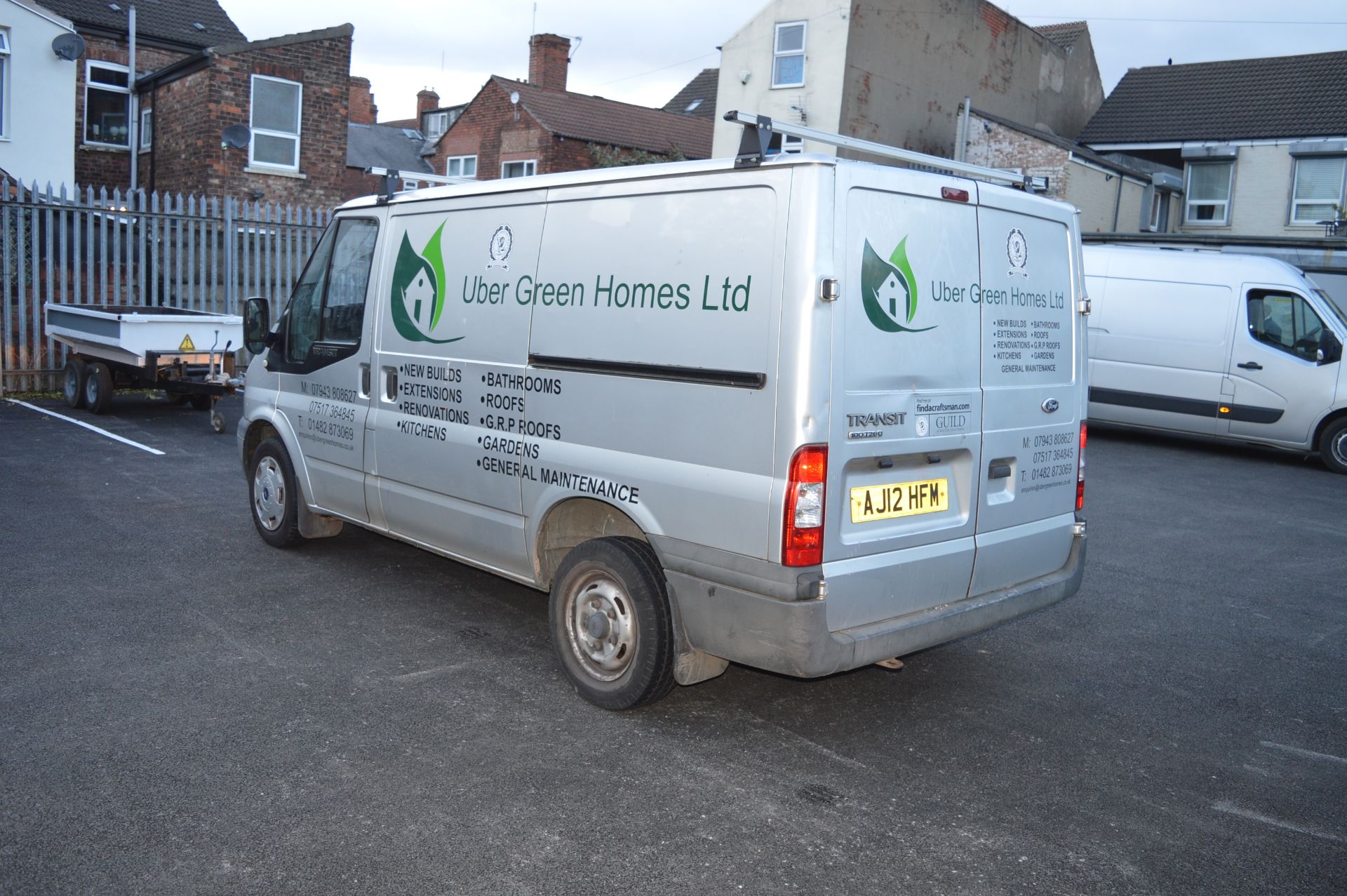 *Silver Ford Transit 2012 Reg:AJ12 HFM, Mileage: 207,888 - Image 2 of 4