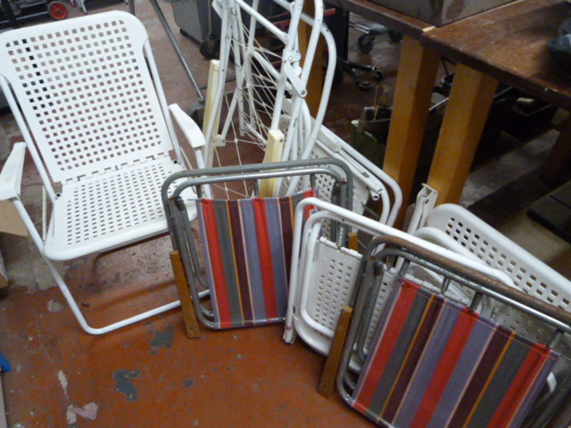 Seven Garden Chairs