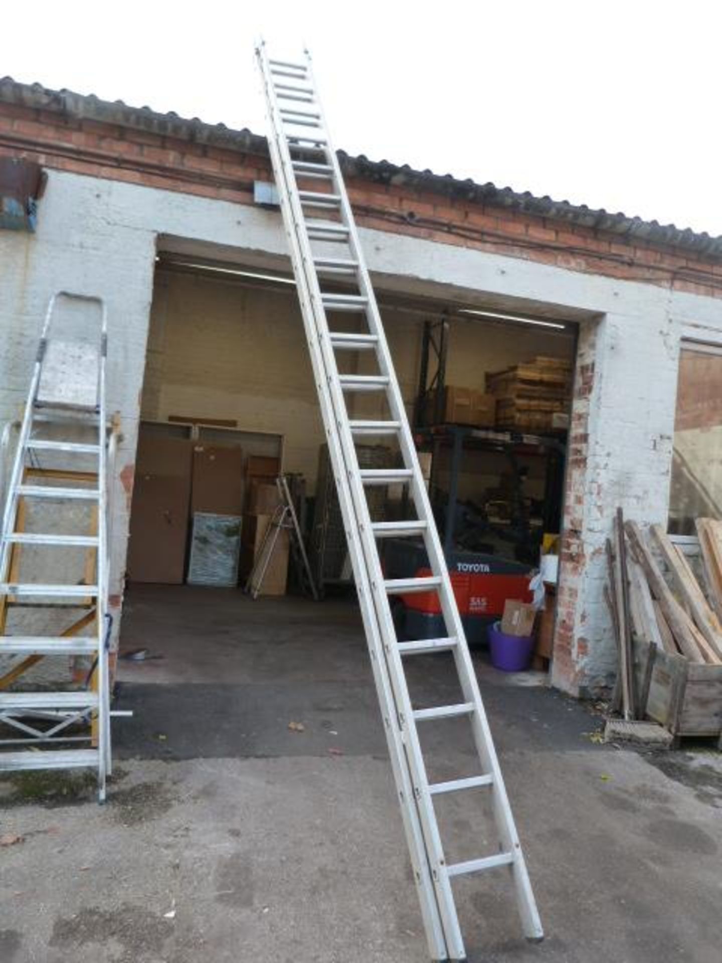 *Thirty-Eight Tread Aluminium Ladder