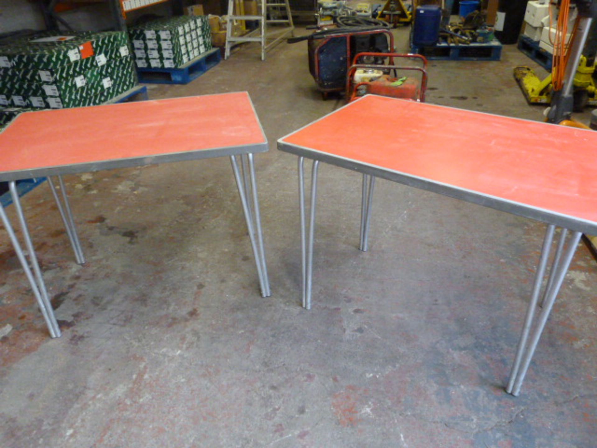 Two Folding Tables 92x61x70cm