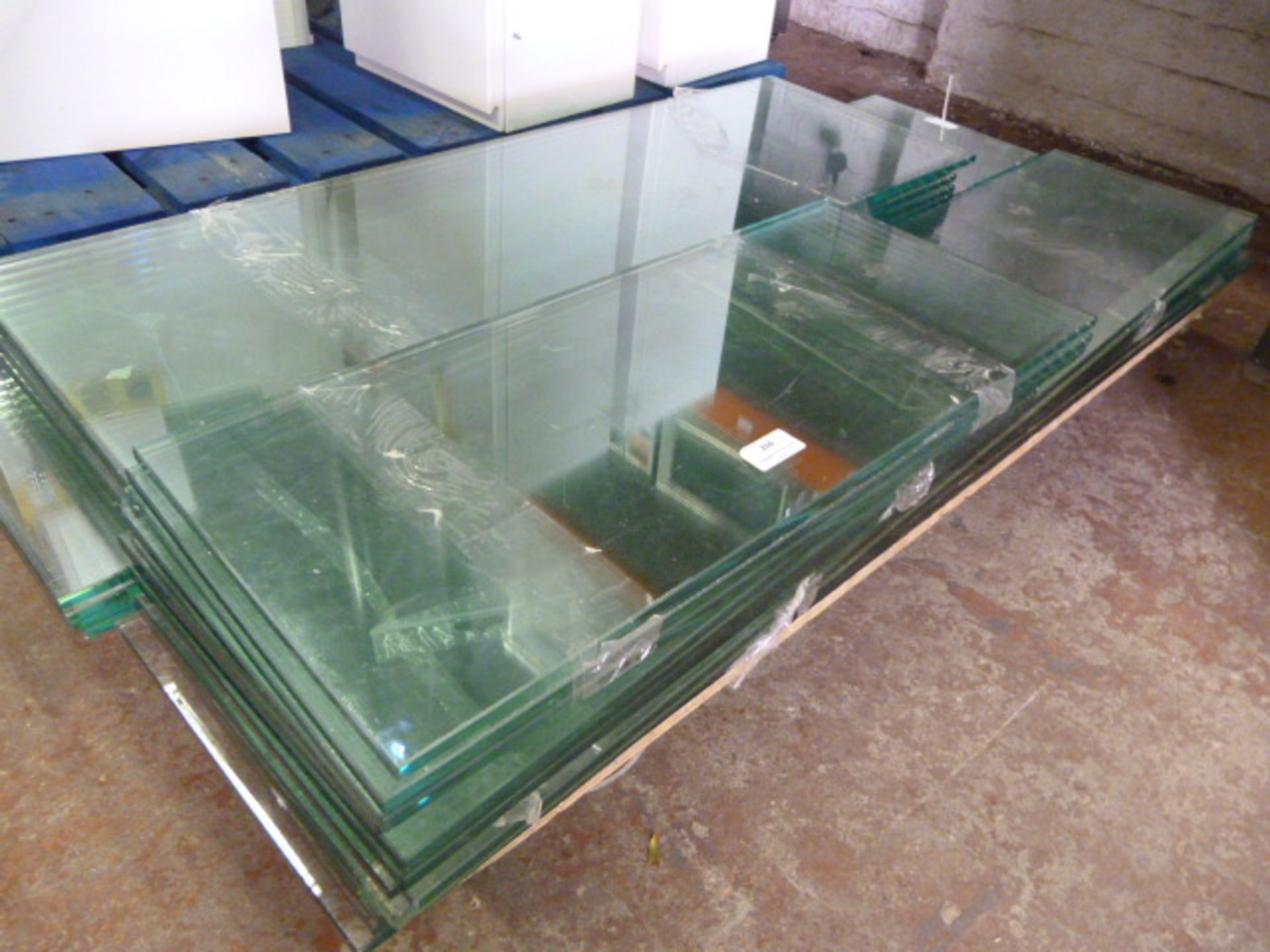 Quantity of Assorted Glass Shelving