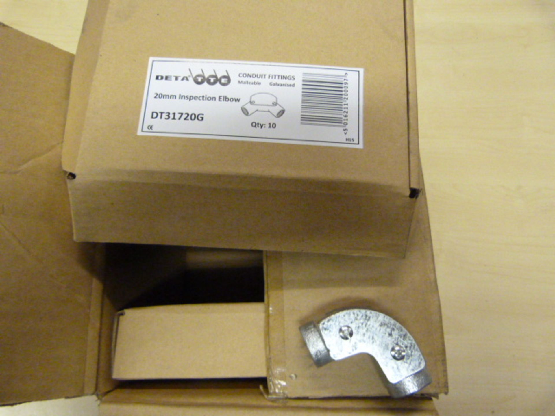 Box of 50 Malleable Iron Hot Dip Galvanised Inspec