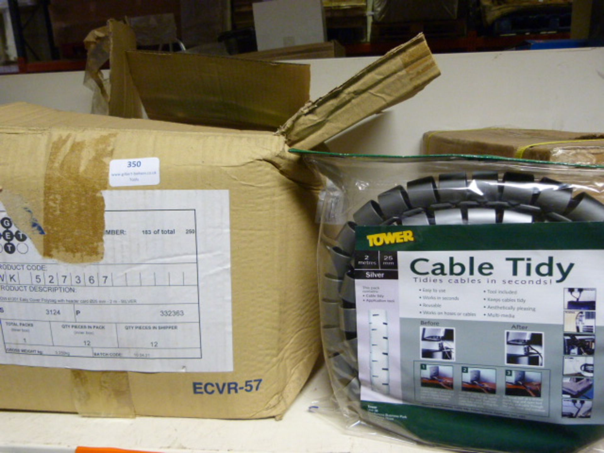 Box of 12 2m Cable Tidies
