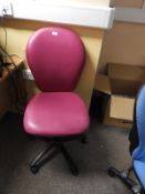 *Operators Gas Lift Chair (cerise)