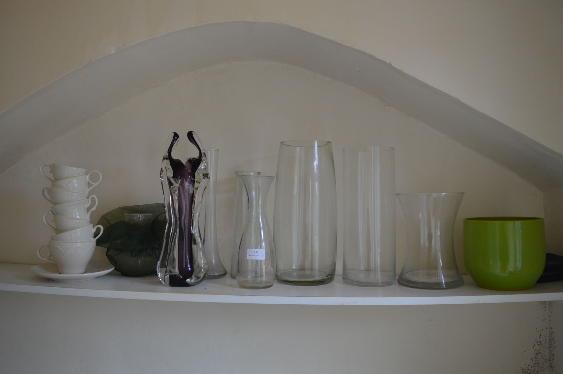 Ten Assorted Vases