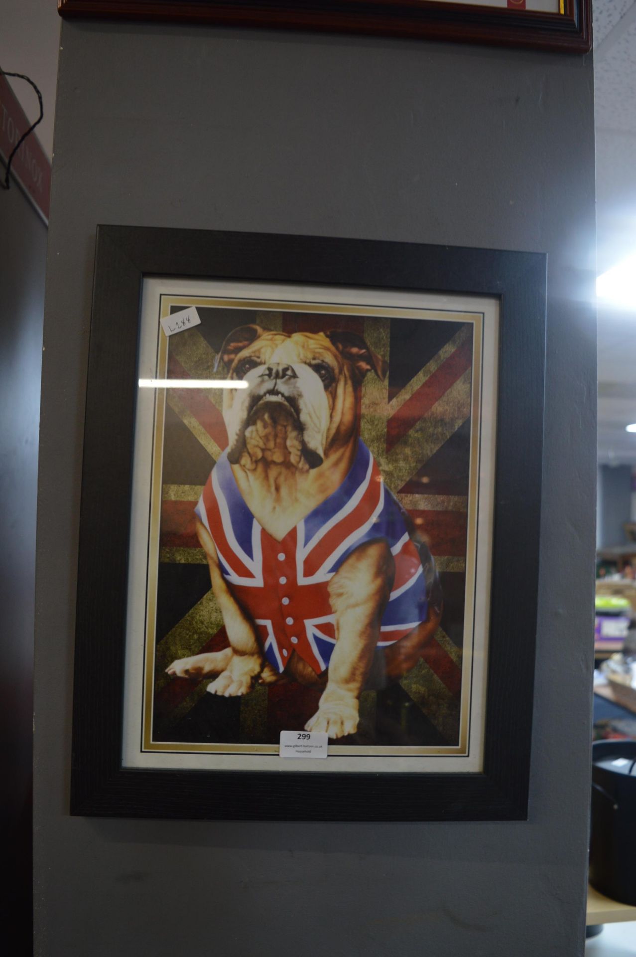 Framed British Bulldog Picture