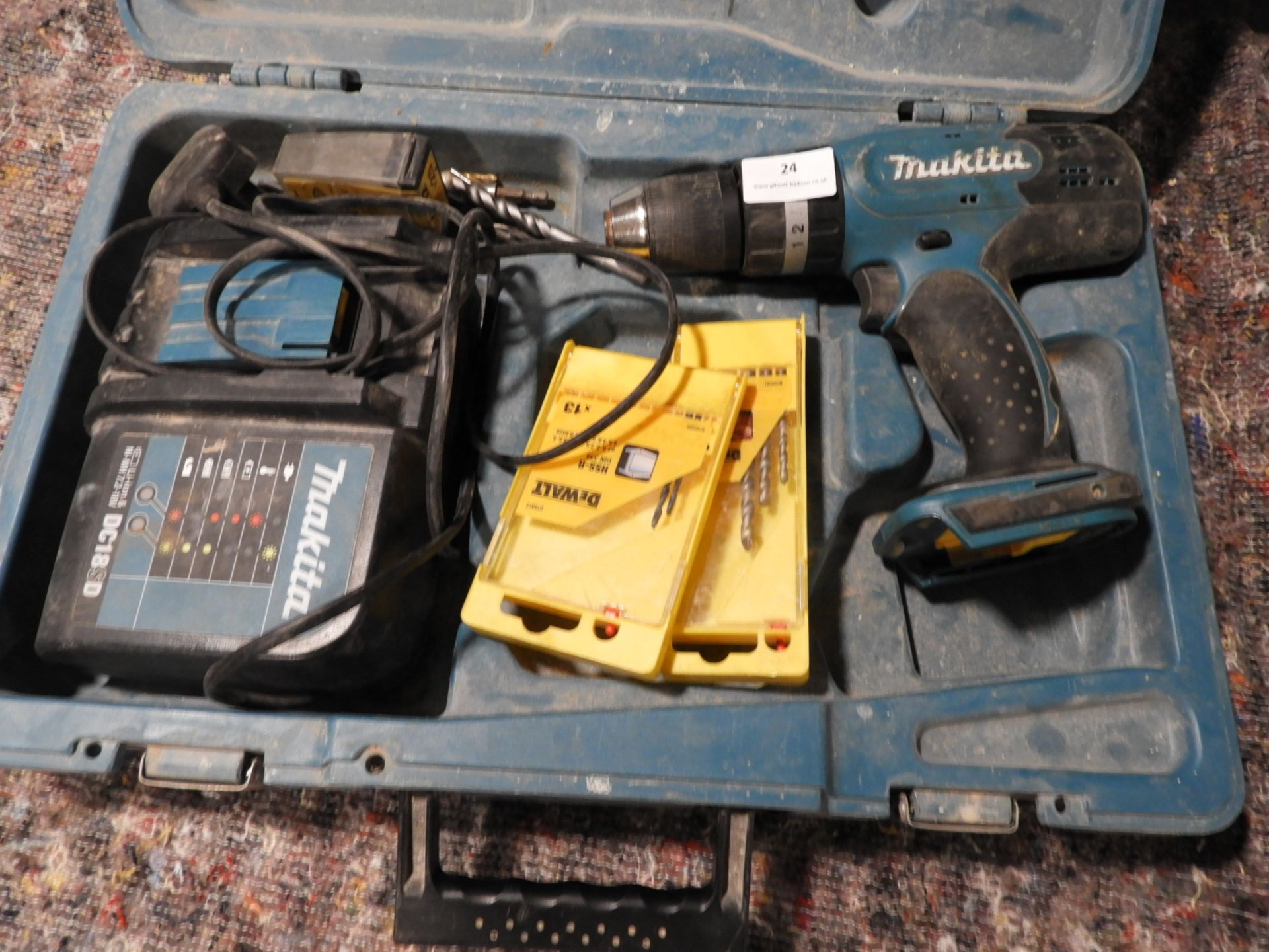 *Makita DHP453 Cordless Drill with Charger and Carry Case (no battery)