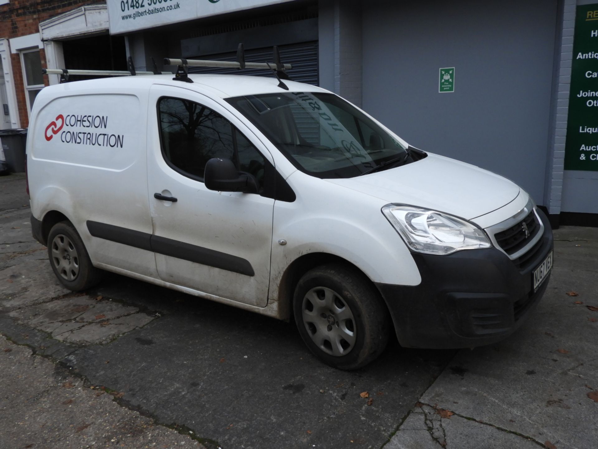 *Peugeot Partner Van, Reg: NU67 VEX, Mileage: 73,239, MOT: Expired July 2021 - Image 2 of 6