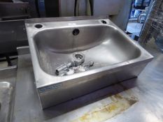 * sissons hand wash sink with taps 460 x 350