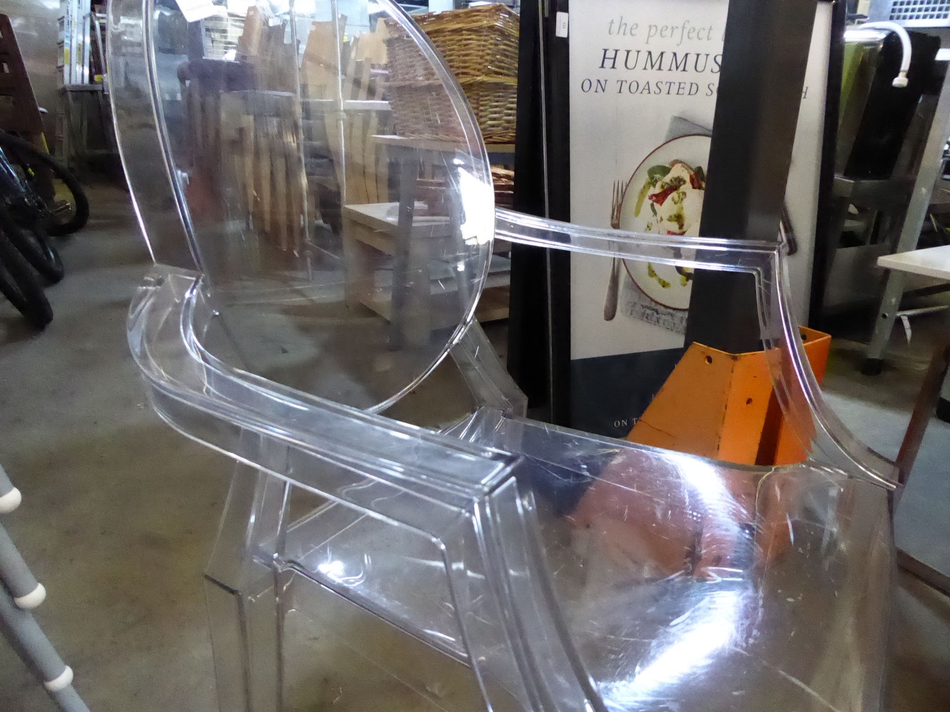 * acrylic designer chair see-through - Image 2 of 2