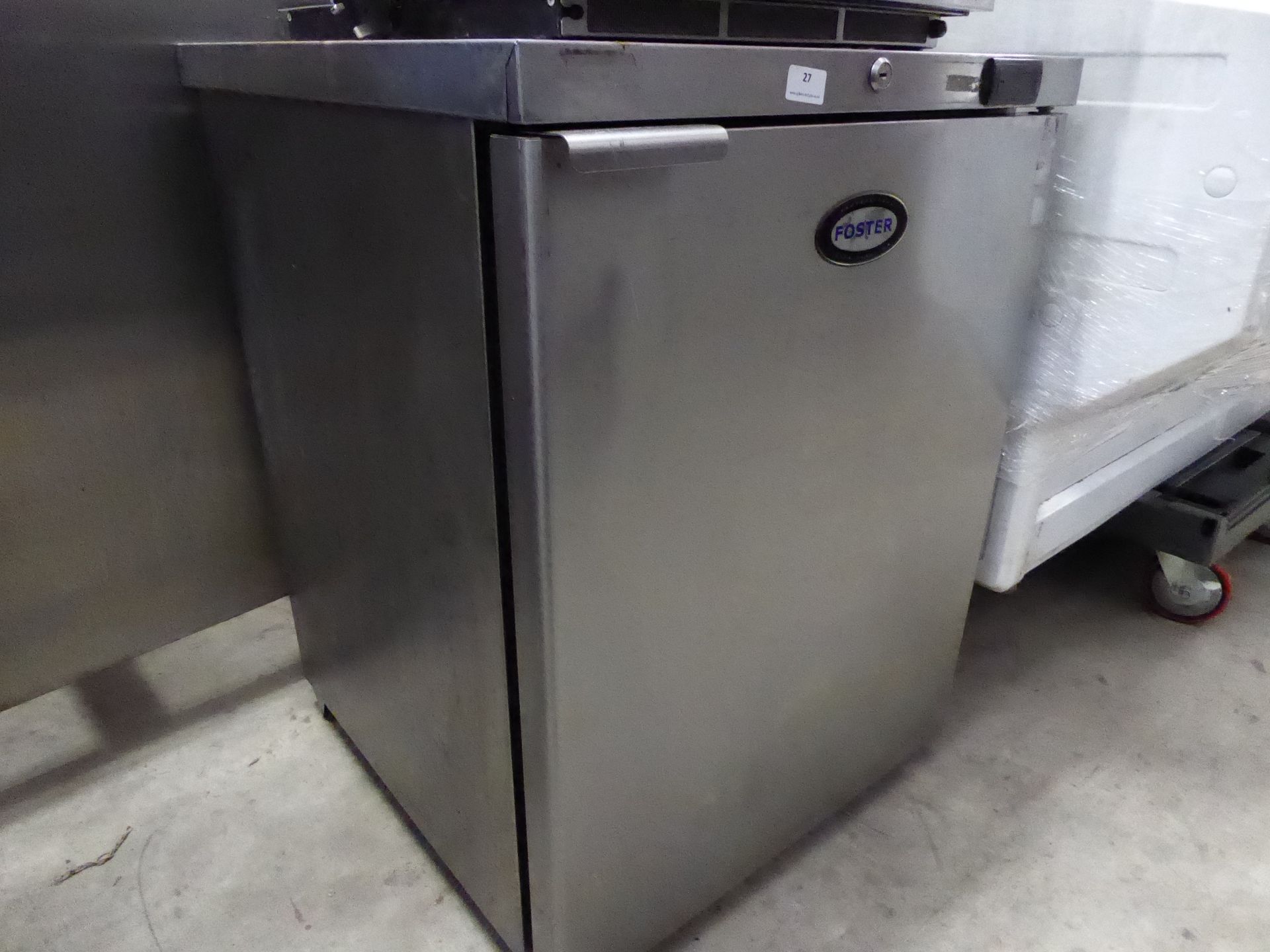 * foster single door stainless steel undercounter chiller model hr150