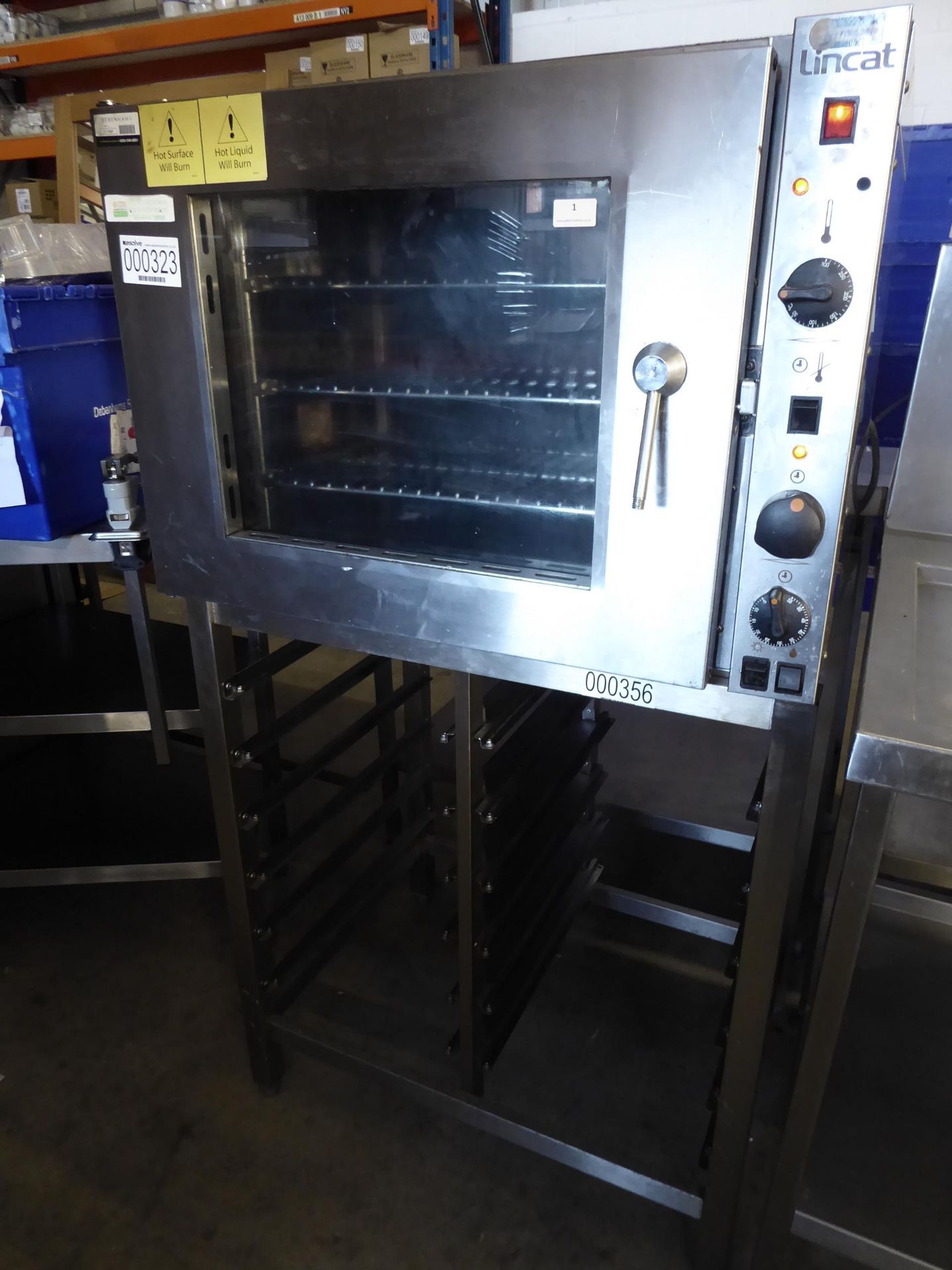 * lincat convection oven eco 8 on stand with rack - Image 4 of 7