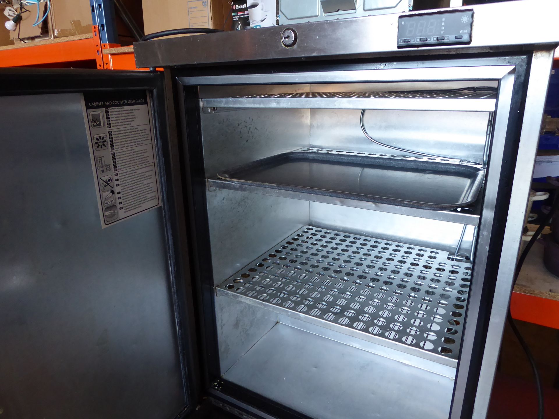 * foster single door undercounter stainless steel freezer model lr150 - Image 2 of 2