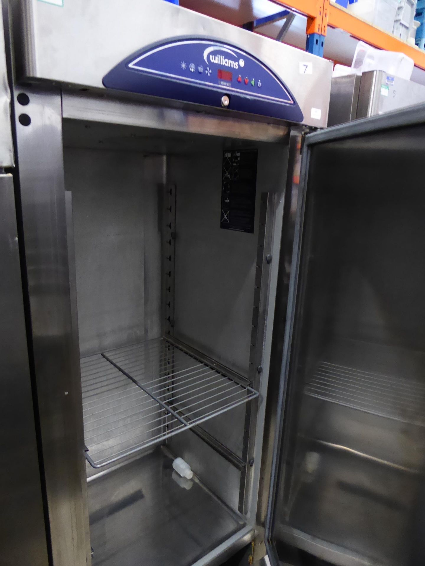 * Williams single door stainless steel upright chiller model Hz 16 - Image 2 of 2