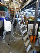 * set of zarges step ladders 5 tread