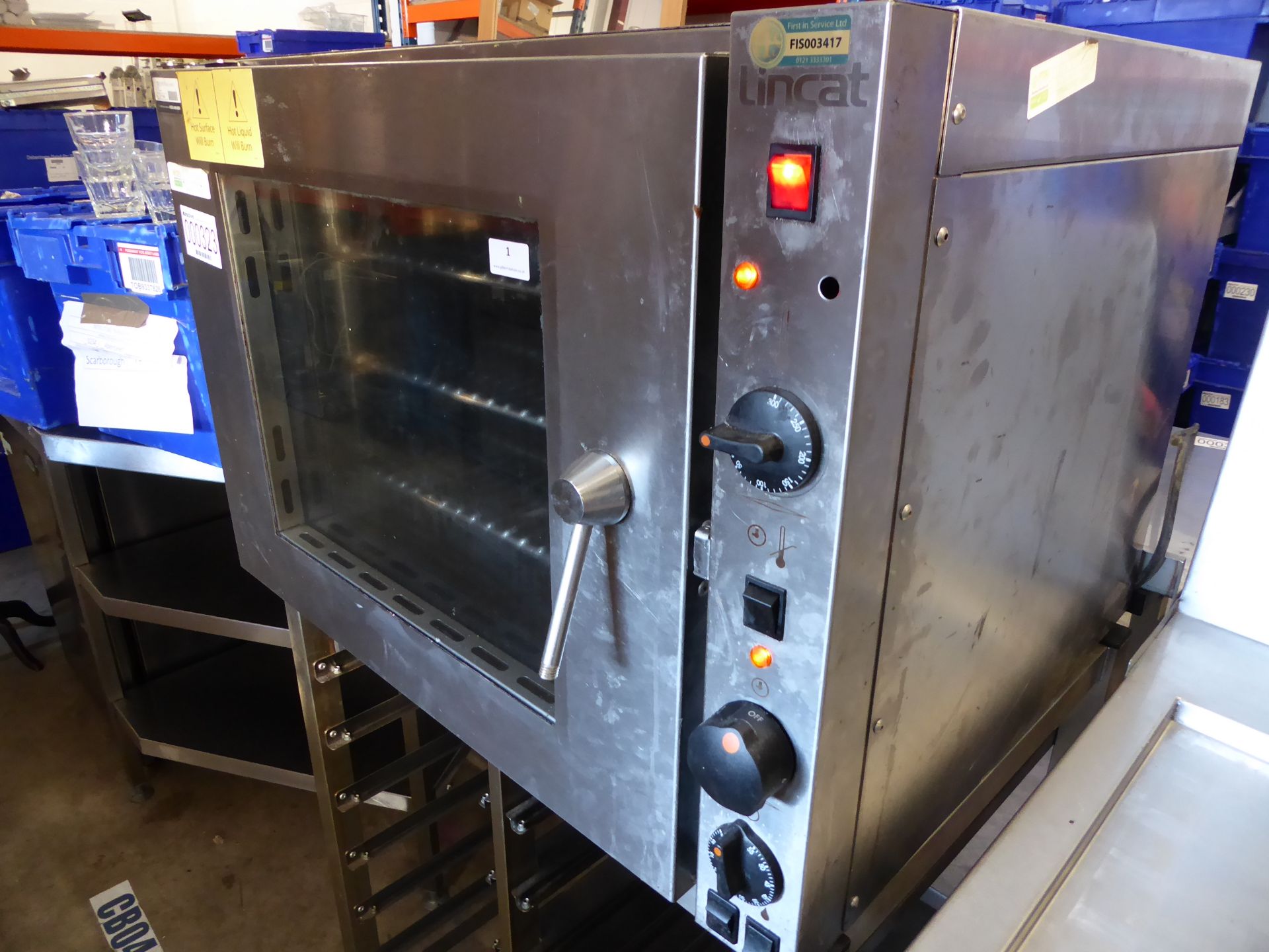 * lincat convection oven eco 8 on stand with rack - Image 5 of 7