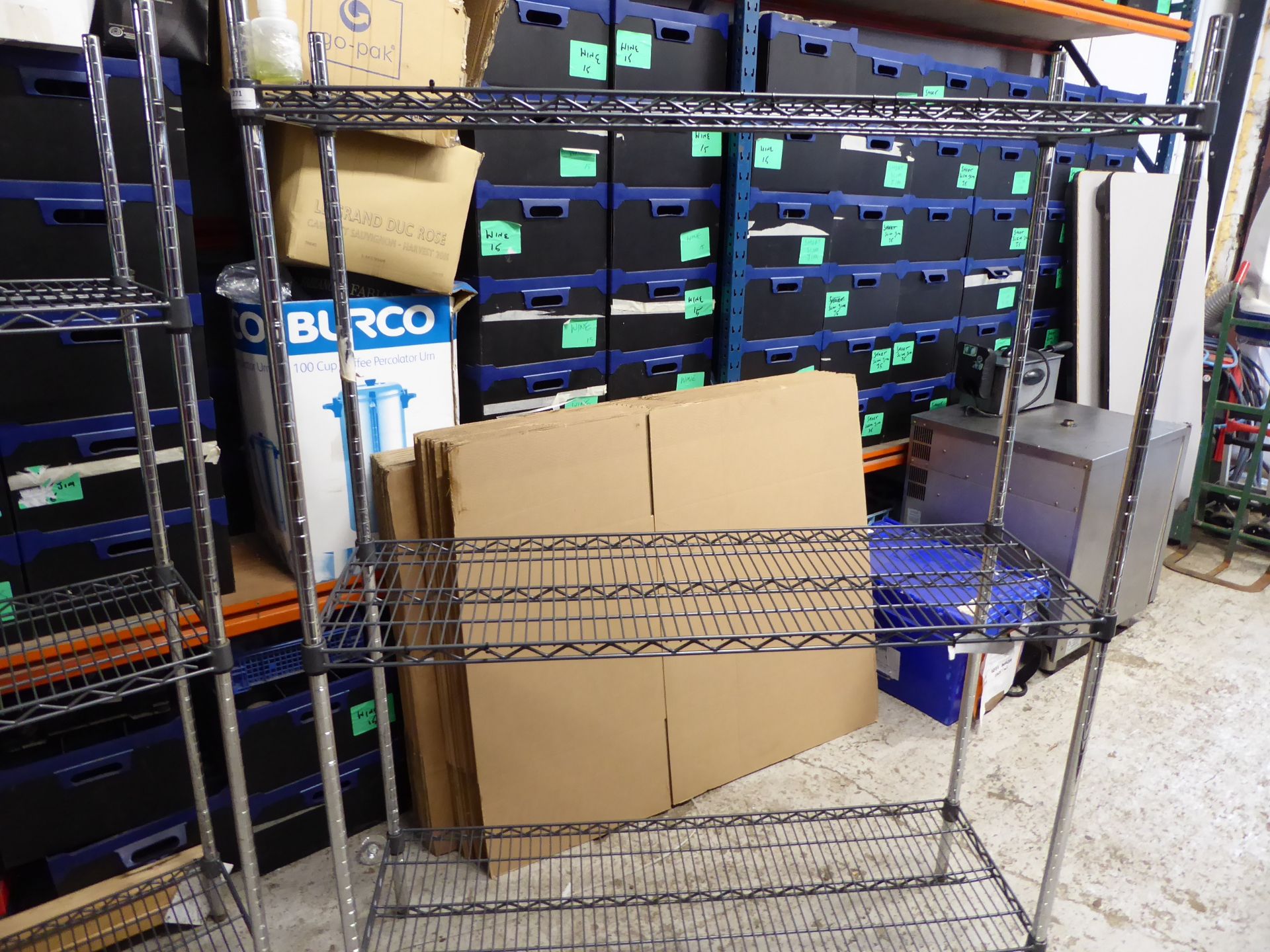 * wire rack 1190w x 400d x 1670h