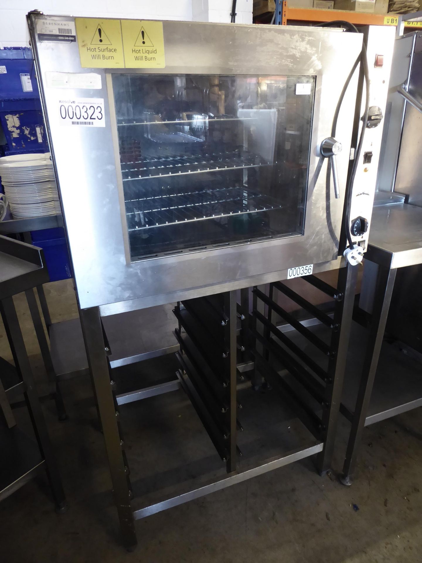 * lincat convection oven eco 8 on stand with rack - Image 2 of 7