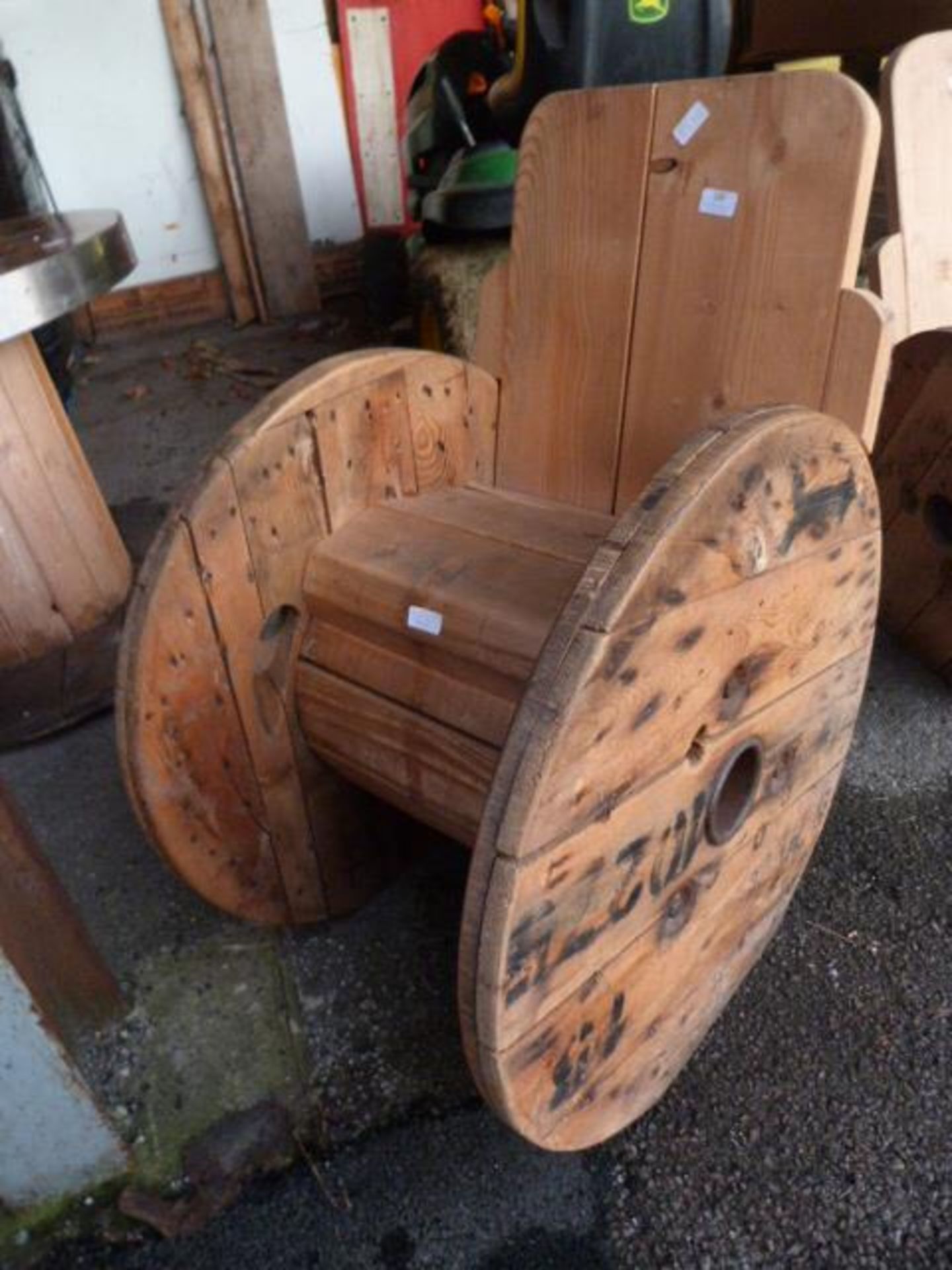 Cable Spool Chair