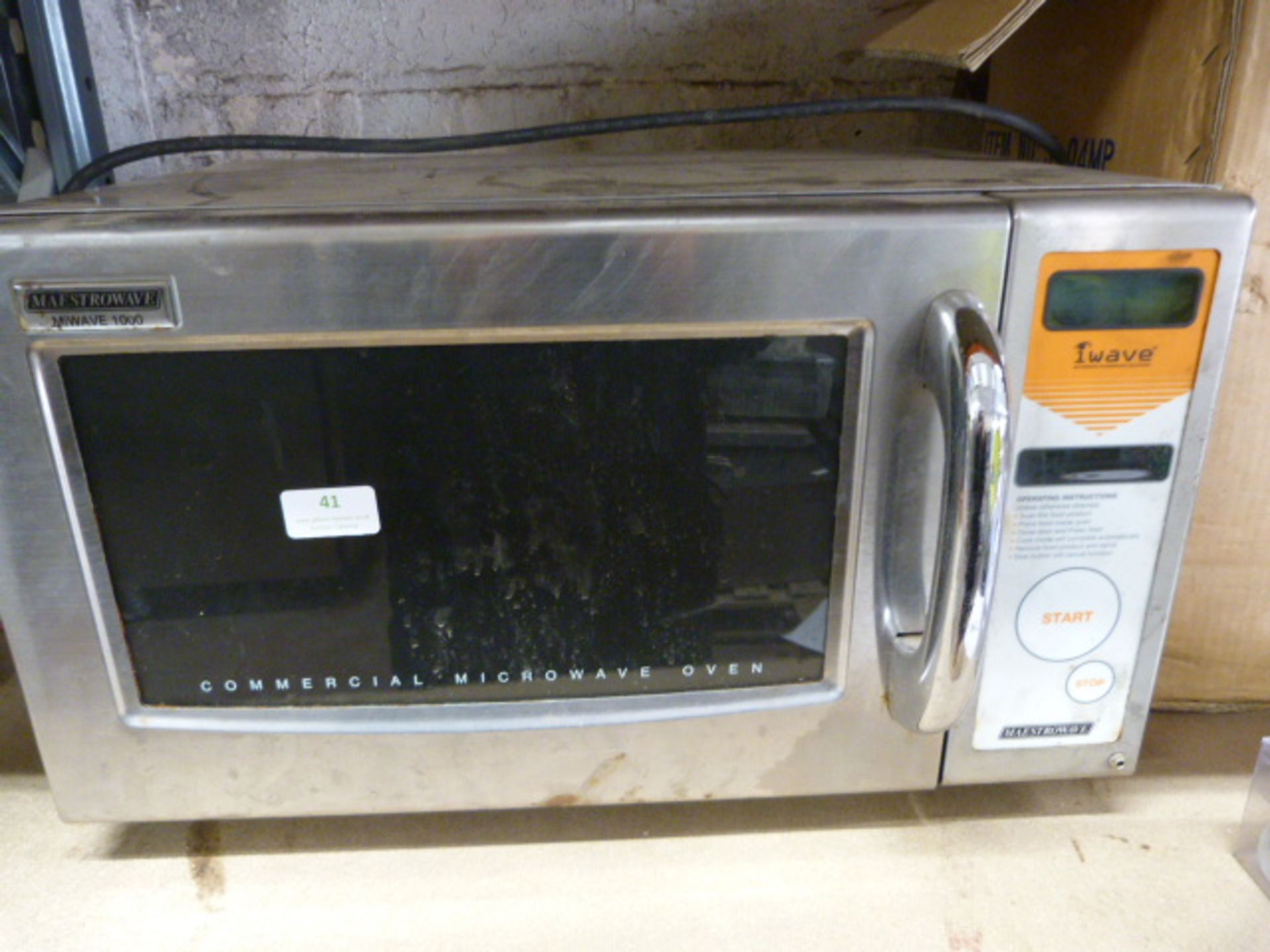 *Maestrowave Miwave 1000w Commercial Microwave