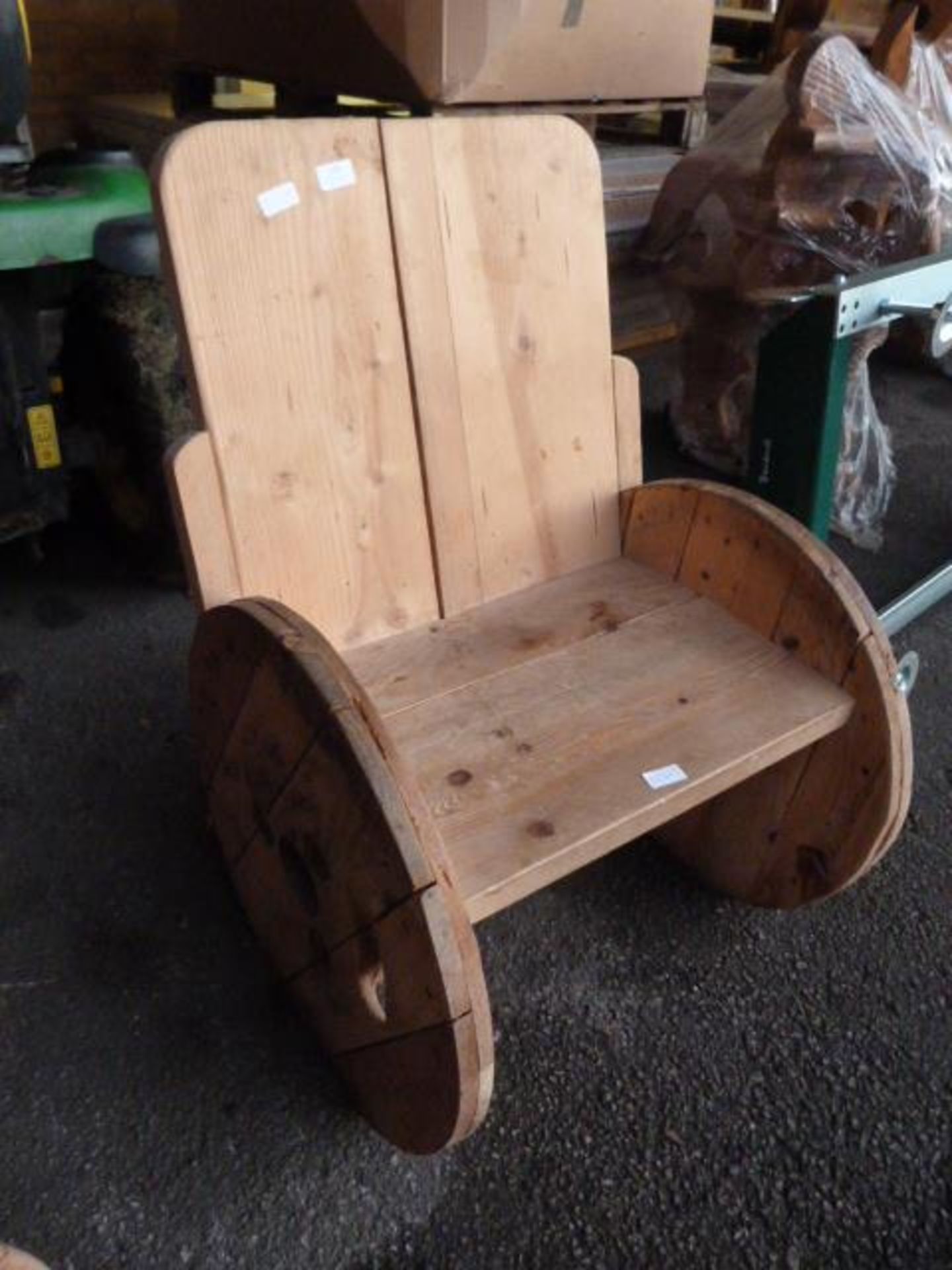 Cable Spool Chair