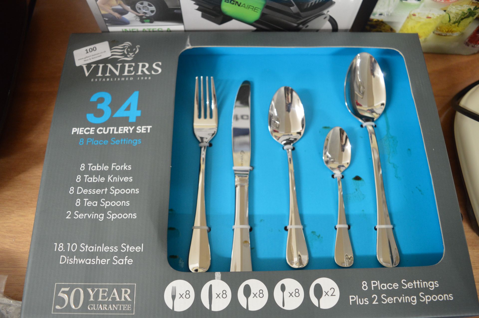 *Viners 34pc Stainless Steel Cutlery Set - Image 2 of 2