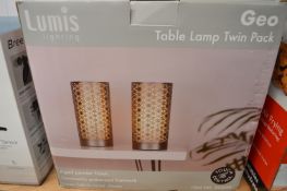 *Lumis Table Lamp 2pk