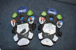 *Two Pairs of Snow Trax Shoe Spikes Size: M