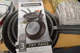 *Tramontina 3pc Fry Pan Set