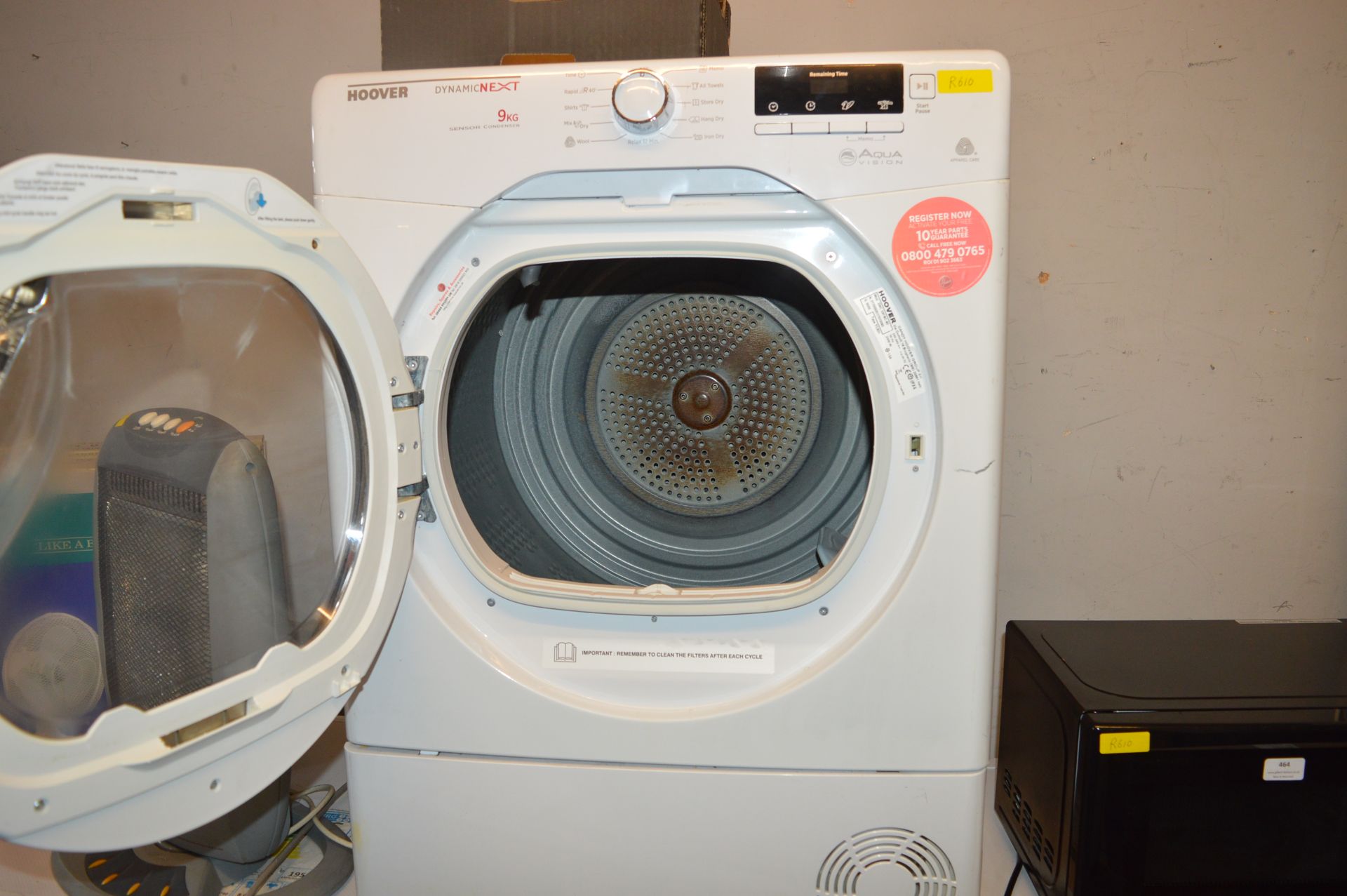 Hoover Dynamic 9kg Sensor Condenser Dryer - Image 2 of 2