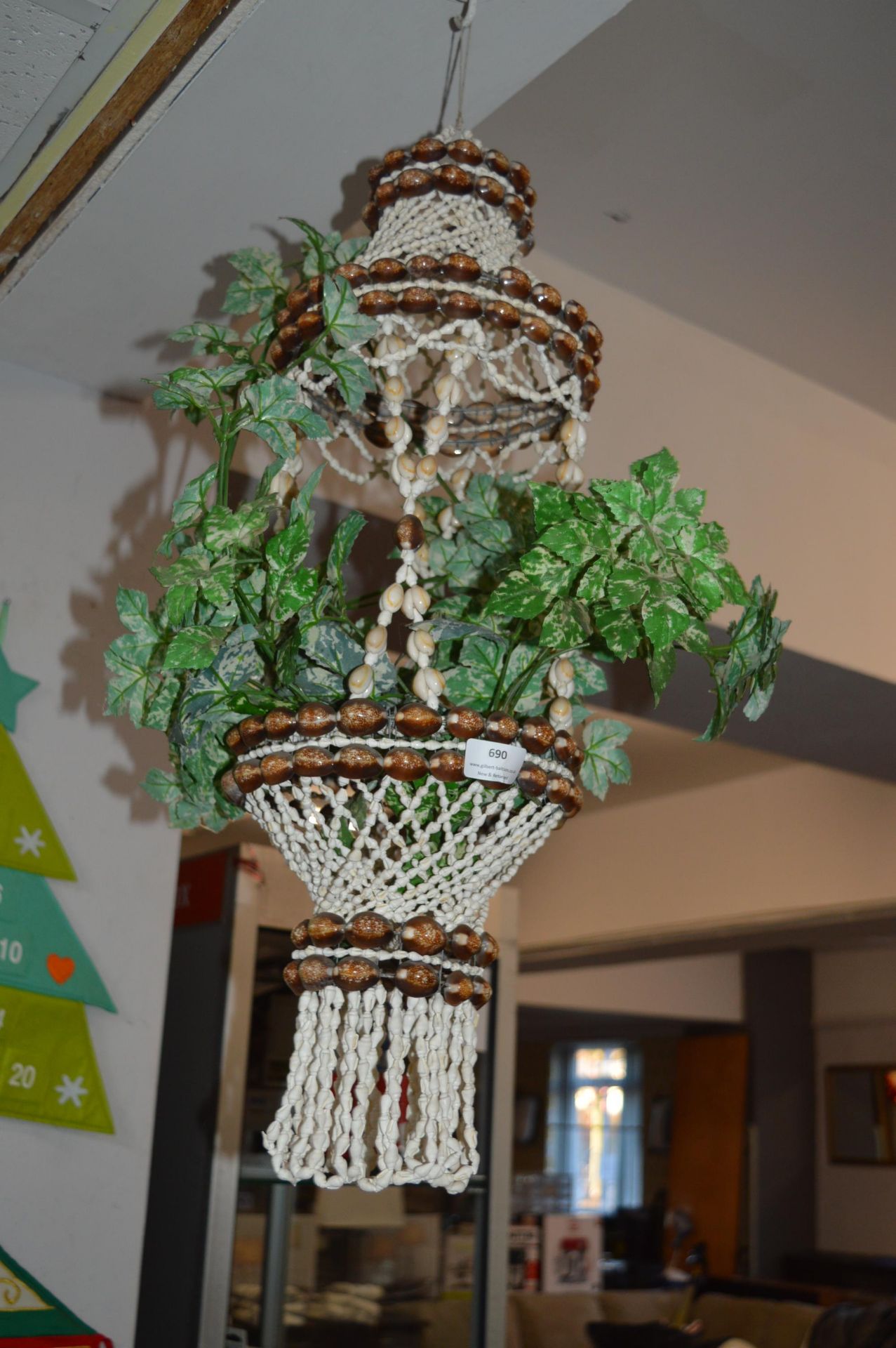 Shell Macramé Plant Hanger