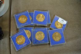 Ten William Wilberforce Bronze Medallions