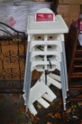 *Four Metal & Plastic Highchairs