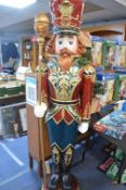 *Life Size Festive Nutcracker Figure