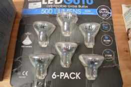 *GU10 LED Lightbulbs 6pk