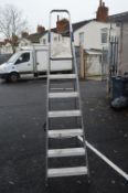 Six Tread Aluminium Platform Steps