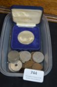 Coinage Including Tower of London Commemorative Cr