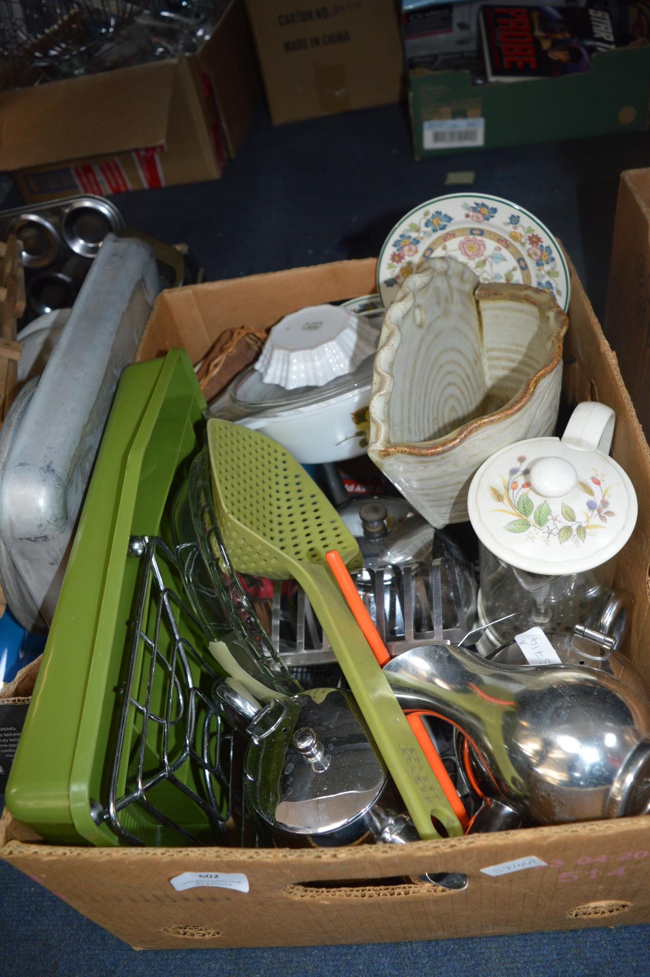 Vintage Kitchenware; Toast Racks, Teapots, etc.