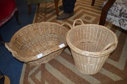 Two Wicker Baskets