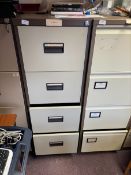 *Four Drawer Foolscap Filing Cabinet (coffee & cream)